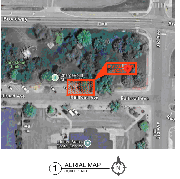 Lyons-Aerial Map Location Proposed Location of BESS
