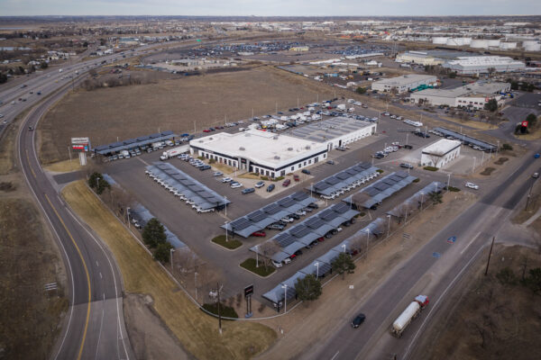 Transwest - Henderson solar-integrated hail canopies and solar rooftop