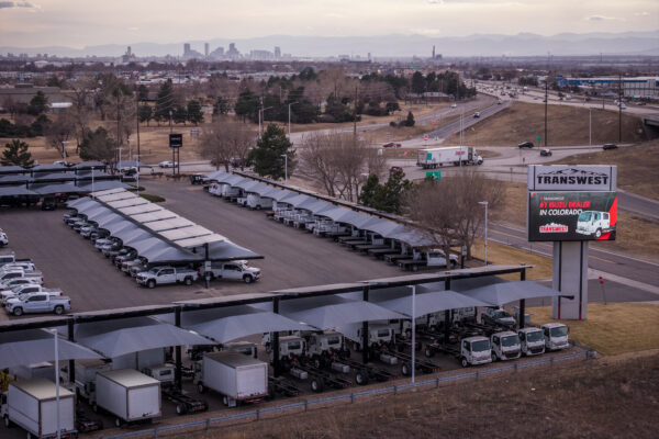 Transwest - Henderson solar-integrated hail canopies