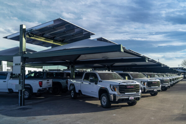 Transwest - Scottsbluff solar-integrated hail canopies