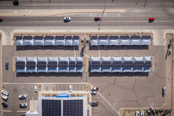 Transwest - Sterling solar-integrated hail canopies