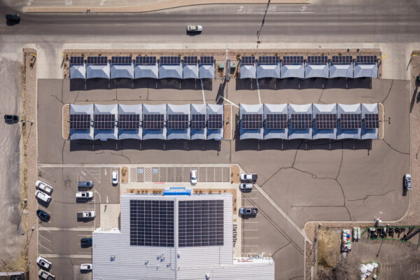 Transwest - Sterling solar-integrated hail canopies