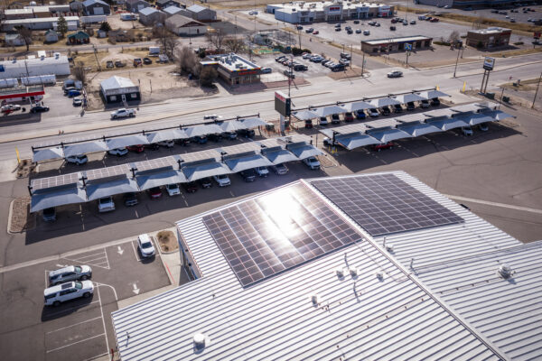 Transwest - Sterling solar-integrated hail canopies