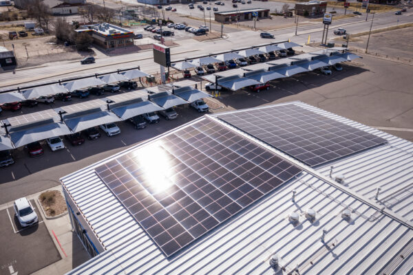 Transwest - Sterling solar-integrated hail canopies