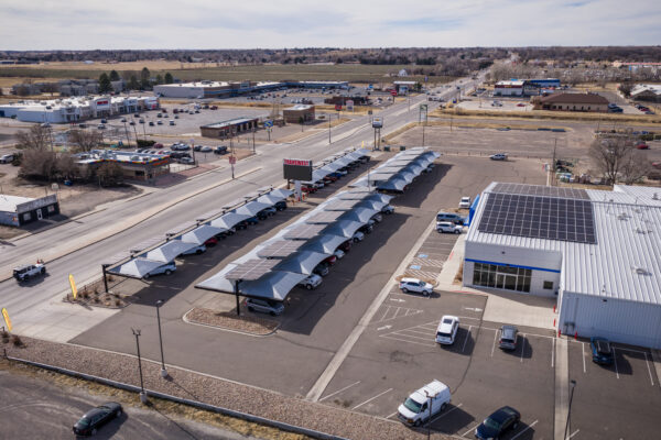 Transwest - Sterling solar-integrated hail canopies