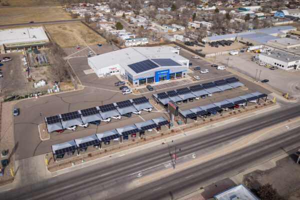 Transwest - Sterling solar-integrated hail canopies