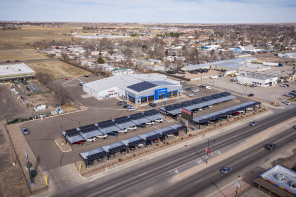 Transwest - Sterling solar-integrated hail canopies